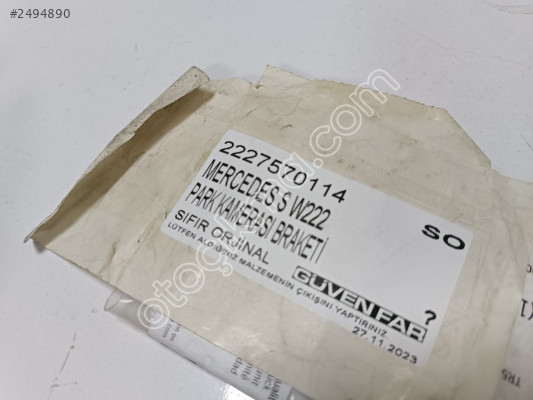 MERCEDES S W222 PARK KAMERASI BRAKETİ 2227570114 SO