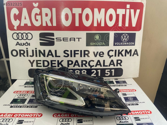 VW JETTA  SAĞ LEDLİ FAR 2011-2017 Bİ-XENON MERCEKLİ TAK CALIŞTIR.