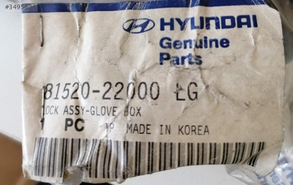 81520 22000LG HYUNDAI ACCENT TORPİDO KİLİDİ