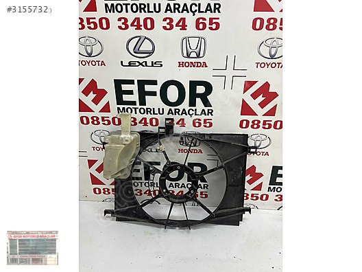 TOYOTA YARİS 1.5 FAN DAVLUMBAZI ÇIKMA ORJİNAL YEDEK PARÇA 20-23