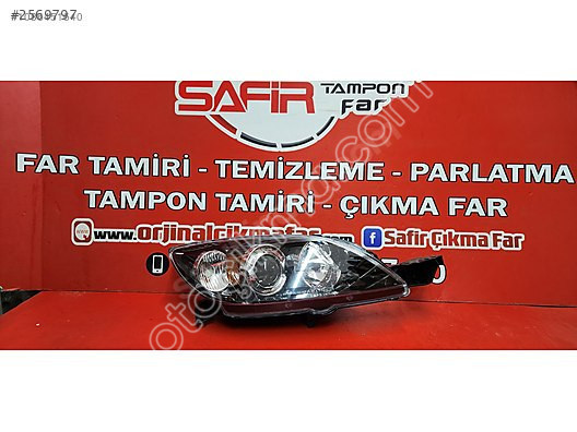 Mazda 3 Serisi 2003-2009 Arası Hatchback sağ far depo marka
