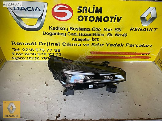 RENAULT MEGAN 4 ÇIKMA ORJİNAL GRI MOTOR KAPUTU VE DİĞER PARÇALAR