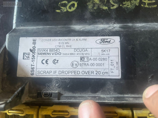 Ford Fiesta Merkezi Kilit Beyni 6S6T 15K600 2002-2008