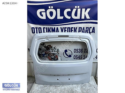 Toyota Proace City Bagaj Kapağı ORJİNAL BOYASIZ Beyaz/Füme