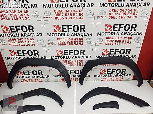 TOYOTA HİLUX SIFIR DODİK TAKIM ÇAMURLUK 16-19 OEM NO:95601-0K900