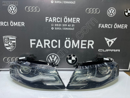 AUDİ A4  2009-12 SAĞ-SOL TAKIM ÖN FAR SIFIR ZENON