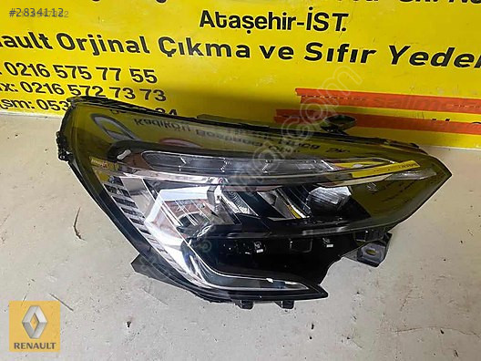 Renault Clio 5 Sağ Far - Orjinal Çıkma Yedek Parça Stoklarım