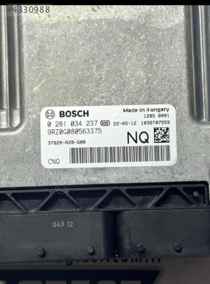 HONDA CR-V IV 1.6 i-DTEC 0281034237 37820-RZ0-G08 EDC17C58 ECU