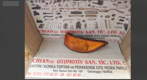 MİTSUBİSHİ LANCER SAĞ SOL SİNYAL ADET FİYATI 1988 -1991....