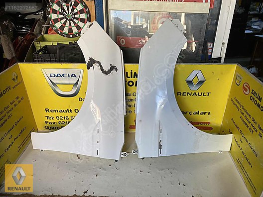 RENAULT MEGA 4 ÇIKMA ORJİNAL SAĞ SOL ÇAMURLUK VE DİĞER PARÇALARI