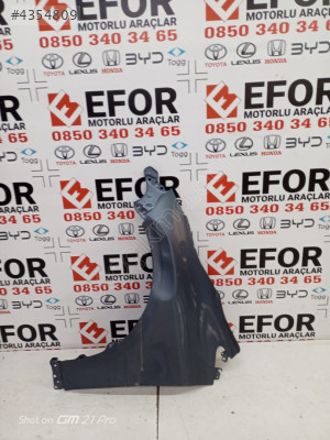 TOYOTA COROLLA SOL ÖN ÇAMURLUK ÇIKMA ORJİNAL YEDEK PARÇA