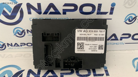 3C8959760F PASSAT CC SHARAN  KOLTUK HAFIZA BEYNİ 2014/2023