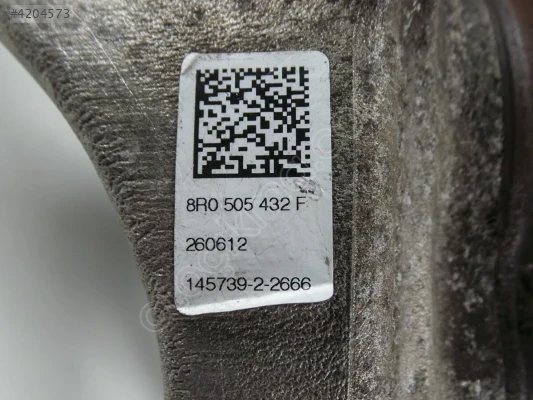 8R0505432F SAĞ ARKA AKS TAŞIYICI QUATTRO AUDI A6 A7 Q5