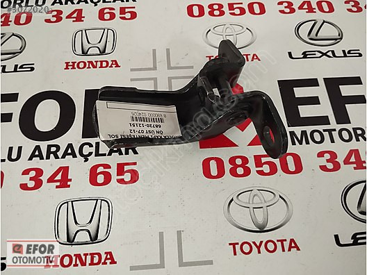 TOYOTA COROLLA SIFIR ORJ SAĞ BAGAJ MENTEŞE 07-12 64503-12170