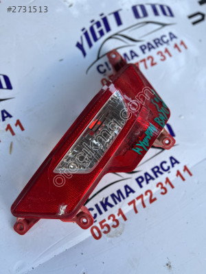 Hyundai bayon arka tampon sol arka reflektörü