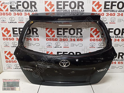 TOYOTA YARİS BAGAJ KAPAĞI ÇIKMA ORİJİNAL PARÇA 2012-2014