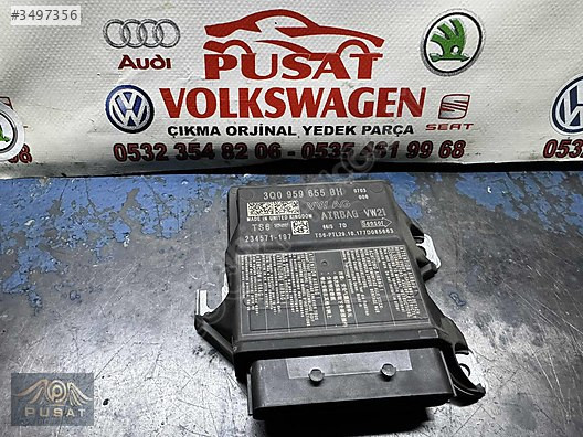 ÇIKMA AİRBAG BEYNİ 3Q0 959 655 BH VOLKSWAGEN SEAT SKODA AUDİ