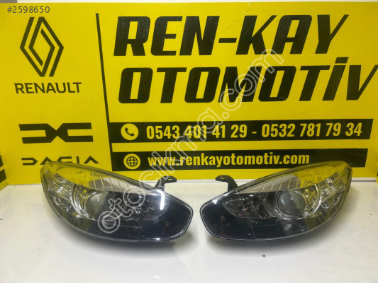 RENAULT FLUENCE SAĞ SOL FAR SIFIR YEDEK PARÇA RENKAY OTO