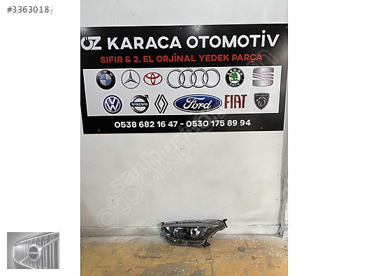 2019-2023 TOYOTA YARİS ÇIKMA ORJİNAL SOL ÖN FAR