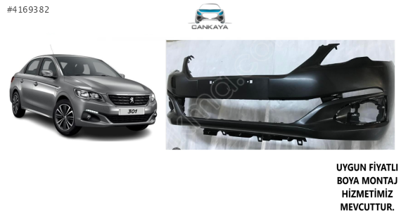 PEUGEOT 301 2016+MAKYAJLI KASA ÖN TAMPON SIFIR 1622237080