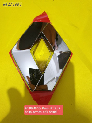 Renault clio 5 bagaj arması sıfır orjinal 908894950r