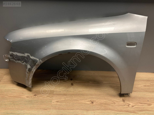 AUDİ A4 02-05 ÇIKMA ORJİNAL ÖN ÇAMURLUK SOL GÜMÜŞ GRİ 8E0821105B