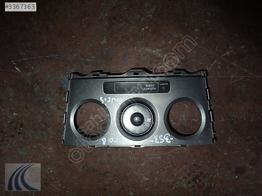 TOYOTA AURIS 2008 ÇIKMA KONTROL PANELİ KALORİFER DÜĞMESİ