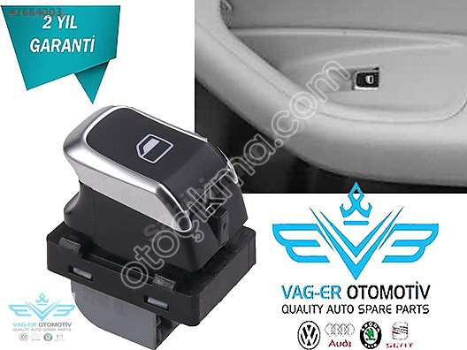 AUDİ A6 2011-2018 ARKA SOL CAM AÇMA KAPAMA DÜĞMESİ 4H0959855