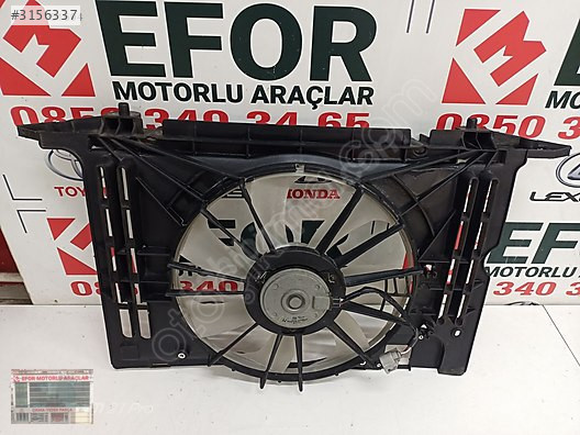 TOYOTA COROLLA BENZİNLİ FAN ÇIKMA ORİJİNAL PARÇA 2013-2018