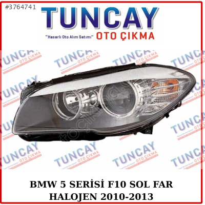 BMW 5 SERİSİ F10 SOL HALOJEN FAR 2010-2013 63117203239