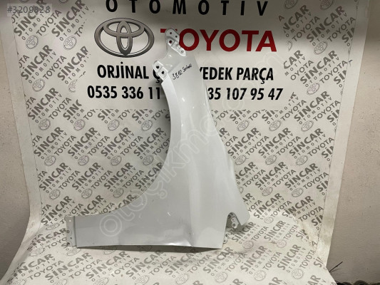 TOYOTA COROLLA 2019 2024 SOL ÖN ÇAMURLUK ÇIKMA ORJİNAL SEDEFLİ