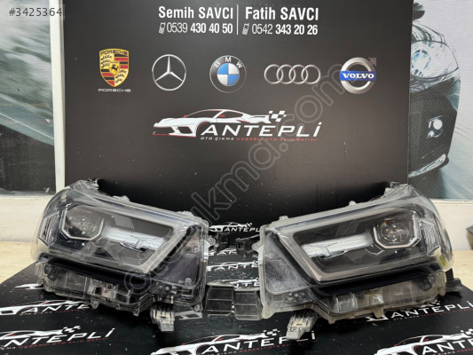 TOYOTA HİLUX SAĞ SOL FAR MERCEKLİ LEDLİ 2019-2024 ÇIKMA
