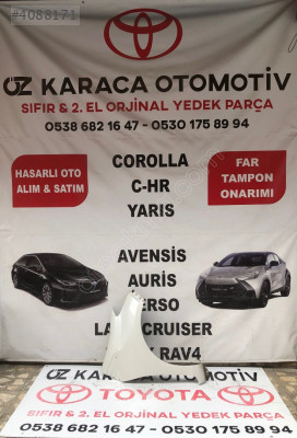 2013-2018 TOYOTA YARİS ÇIKMA ORJİNAL SAĞ ÖN ÇAMURLUK