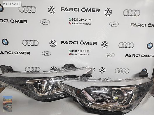HYUNDAİ İ20 SAĞ SOL FAR SIFIR MERCEKLİ LEDİ