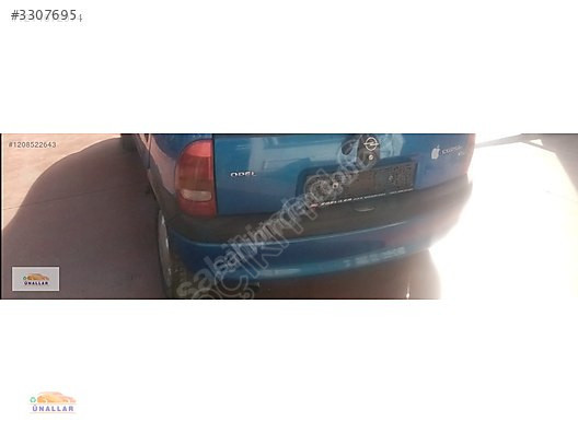 OPEL CORSA B ARKA TAMPON ÜNALLAR OTO ÇIKMA YEDEK PARÇA