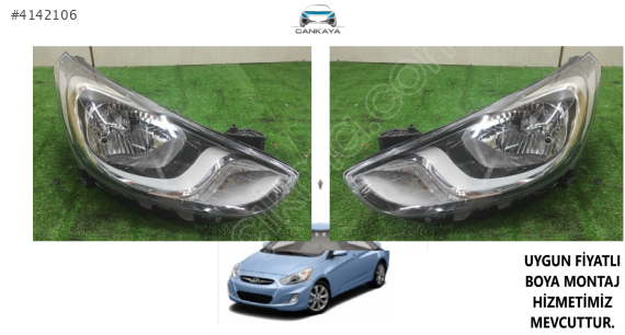 HYUNDAİ ACCENT BLUE 2011/2014 SAĞ/SOL FAR SIFIR ADET FİYAT