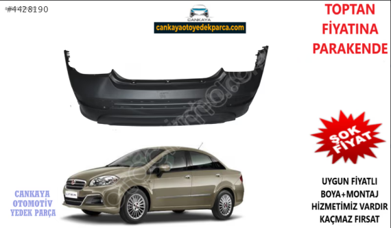 FİAT LİNEA YENİ KASA 1. KALİTE  ARKA TAMPON SIFIR -735548334