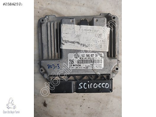 VW Golf Scirocco Motor Beyni 03C906027BA - 0261S05812 MED17.