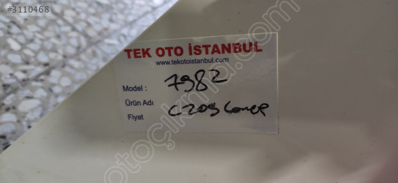 Mercedes C 205 COUPE TAMPON ARKA HATASIZ SÖKME DOLU