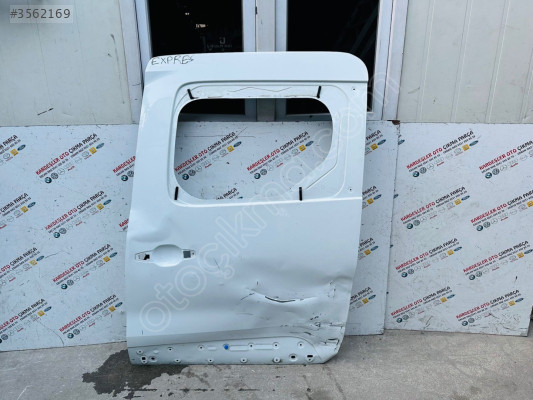 Renault expres sol arka sürgülü kapı (hasarlı)