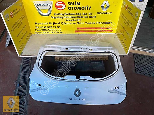 RENAULT CLIO 5 ÇIKMA ORJİNAL BAGAJ KAĞAPI VE DİĞER PAR