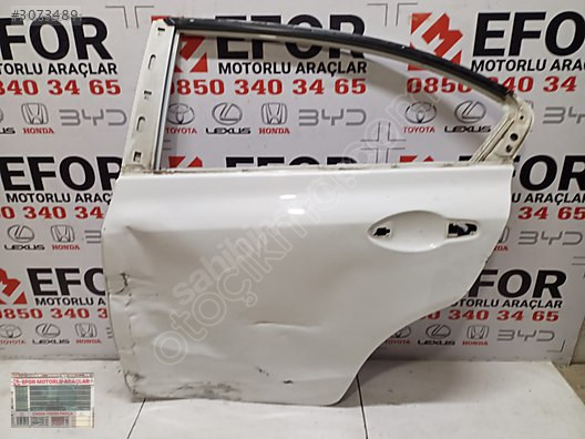 HONDA CİVİC FB7 ORJİNAL ÇIKMA SOL ARKA KAPI 12-15