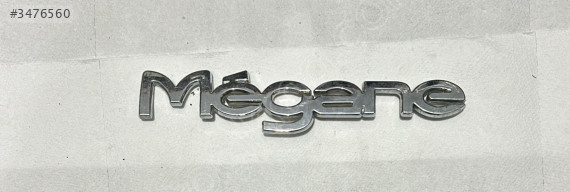 MEGANE BAGAJ YAZISI NİKELAJLI