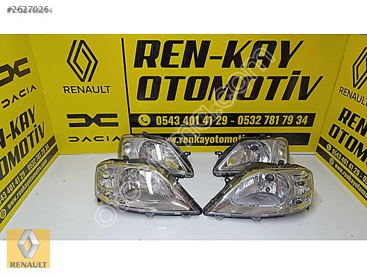 DACİA LOGAN SAĞ SOL FAR 2010-12 YEDEK PARÇALARI RENKAY OTOMO
