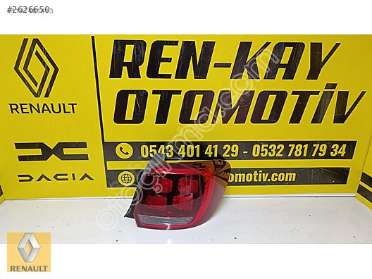DACİA SANDERO 2016 ÇIKMA ORJİNAL SAĞ STOP LAMBASI REN-KAY OT