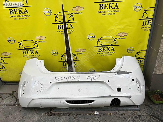 OPEL CORSA F ARKA TAMPON ÇIKMA ORJİNAL YEDEK PARÇA