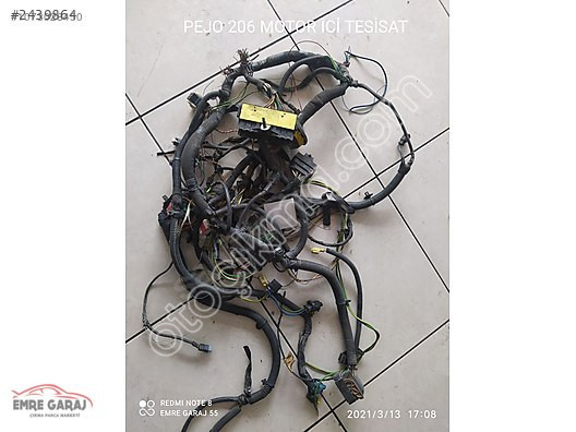 206 1.4 HDi dw4 motor içi tesisat