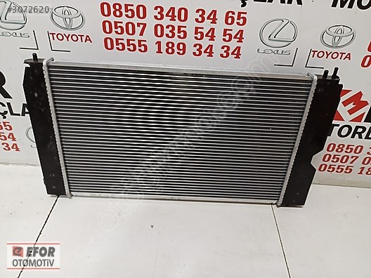 TOYOTA COROLLA SIFIR SU RADYATÖR 02-07 DZL OEM NO : 16400-0N031