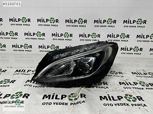 MERCEDES C SERİ W205 SOL FAR ORJİNAL ÇIKMA PARÇA A2058200561