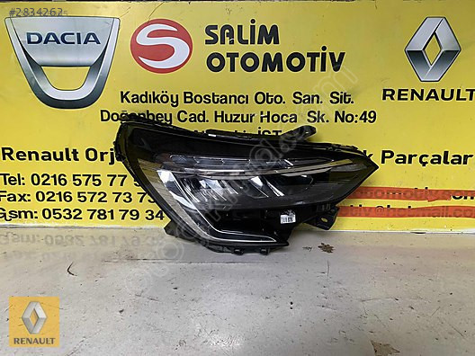 RENAULT CLİO 5 SAĞ FAR SÖKME JOY ORJİNAL ÇIKMA YEDEK PARÇALARI